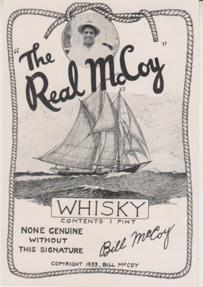 Real McCoy Whiskey Label