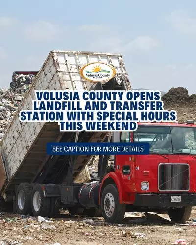 Volusia County Opens Landfill and Transfer Station