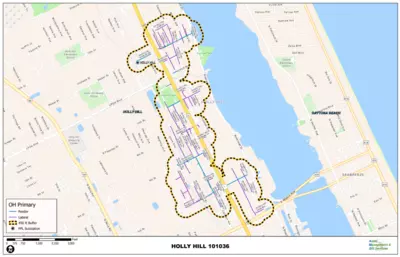 FPL Tree Trimming Area map